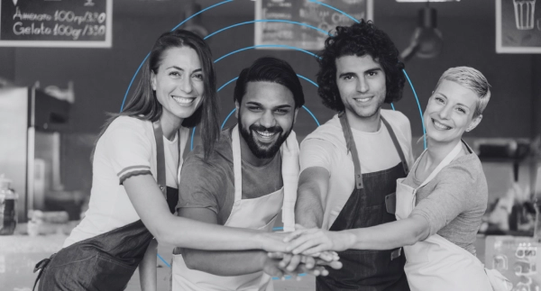 Sunset in the mountains